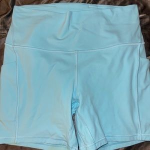 COPY - lululemon Cyan blue align shorts with pockets